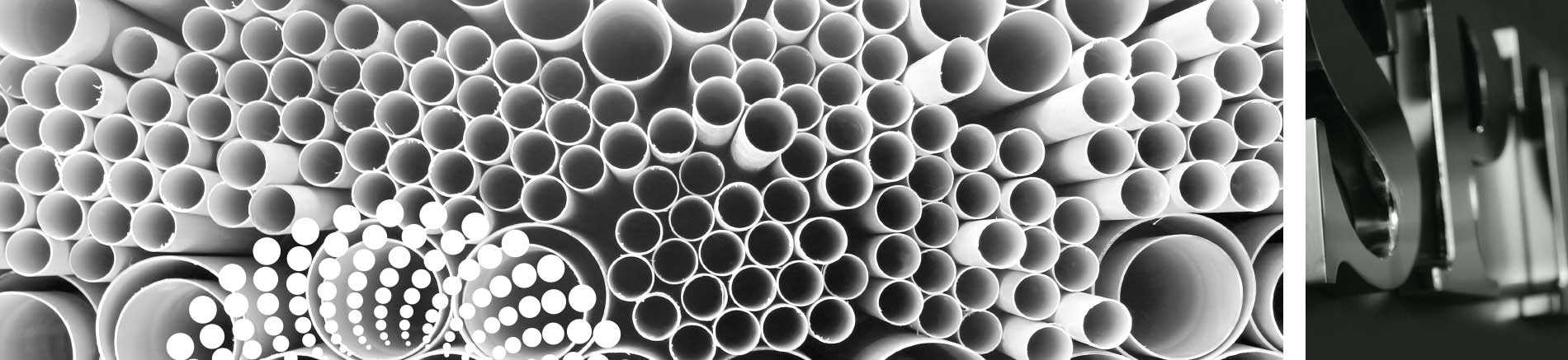 plastic pipes